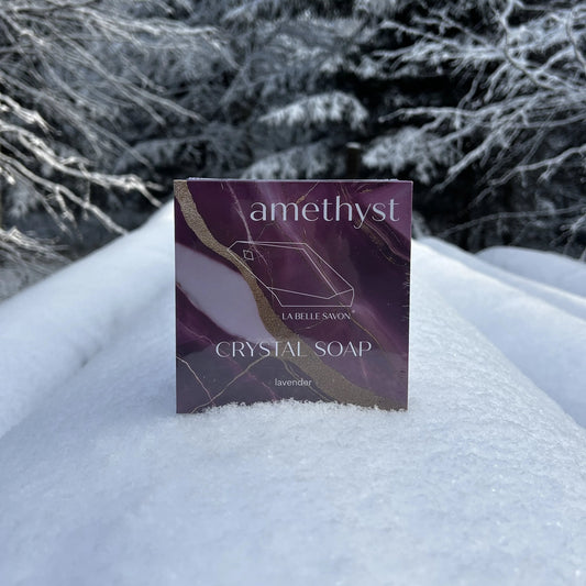 Amethyst Crystal Soap