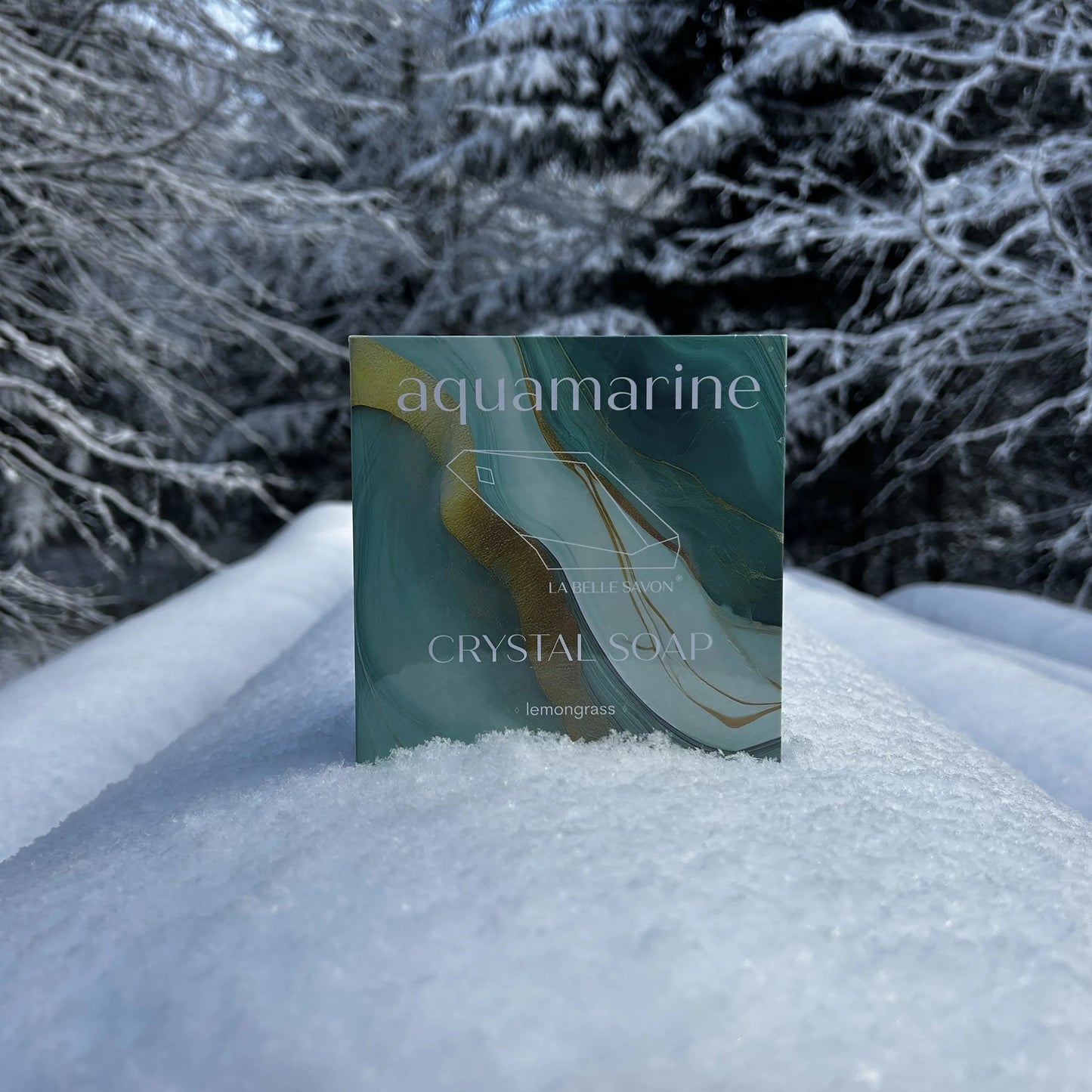 Aquamarine Crystal Soap