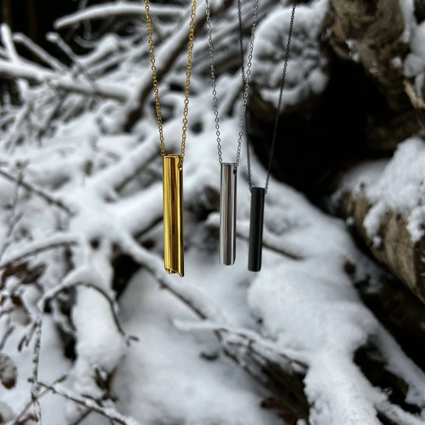 Halskette zur Tiefenatmung